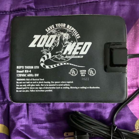 Reptile heater ZooMed Rh-4 Reptile Heater 10-20 Gallon Zoomed UTH under tank - Picture 4 of 9